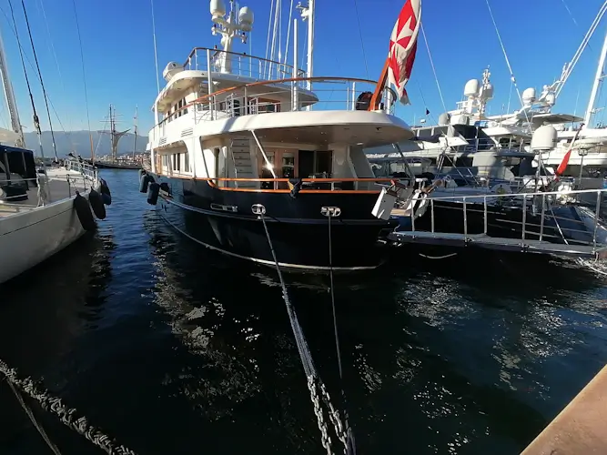 Installation of new appliances in crew laundry on 50M yacht